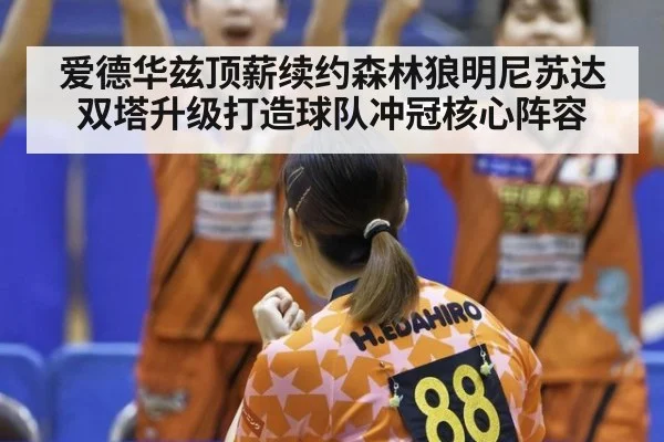 爱德华兹顶薪续约森林狼明尼苏达双塔升级打造球队冲冠核心阵容